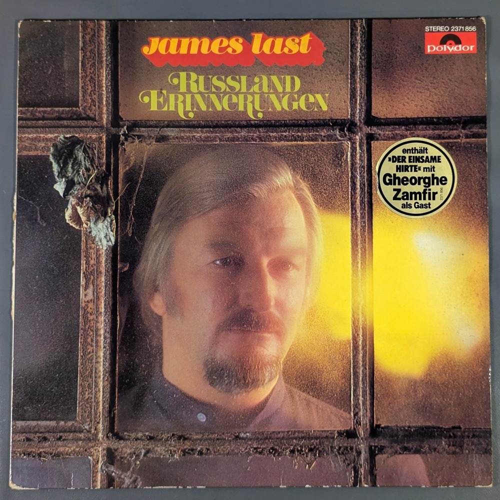 James Last Russland Erinnerungen Vinyl LP 1977 Polydor 2371 856 Germany VG+/G